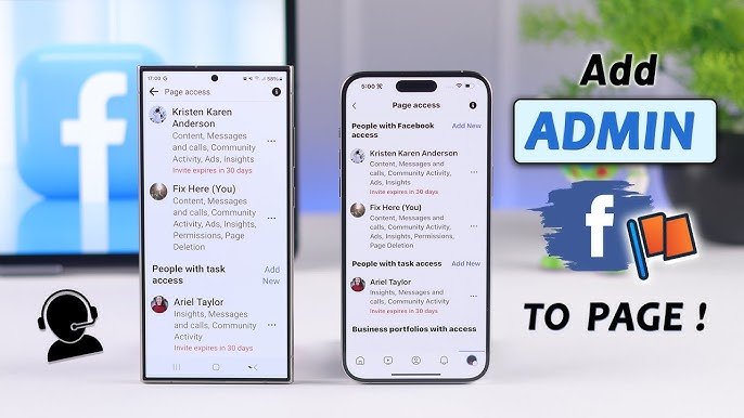 How to Add Admin to facebook Page?