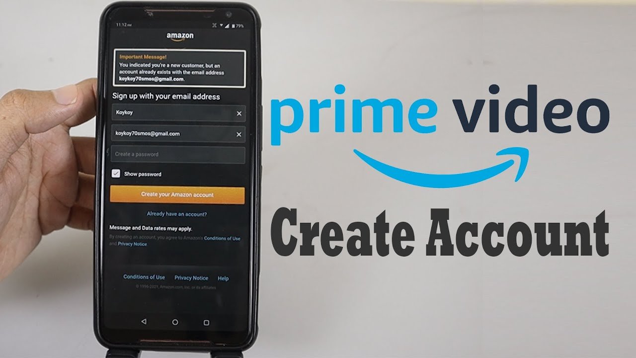 How to Create Amazon Prime Video Account?
