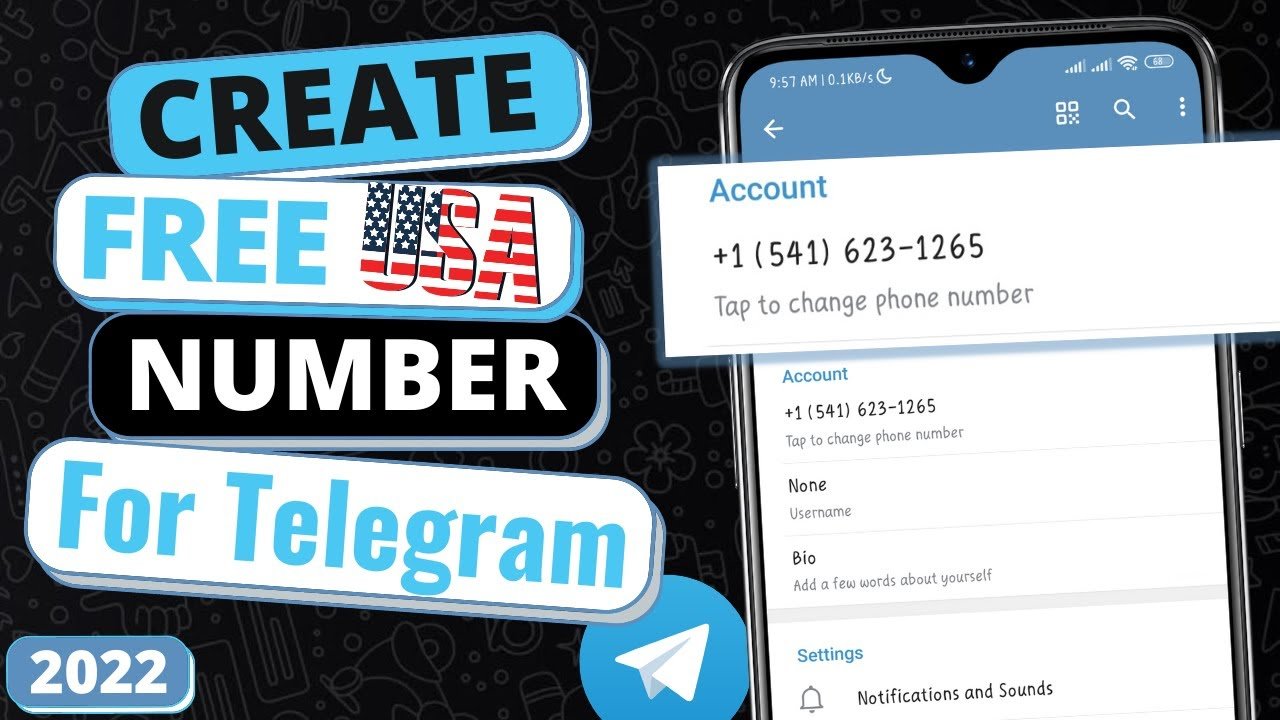 How To Create Telegram Account Using Free USA Number?