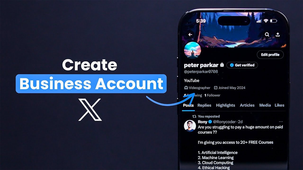 How to Create X Business Account?