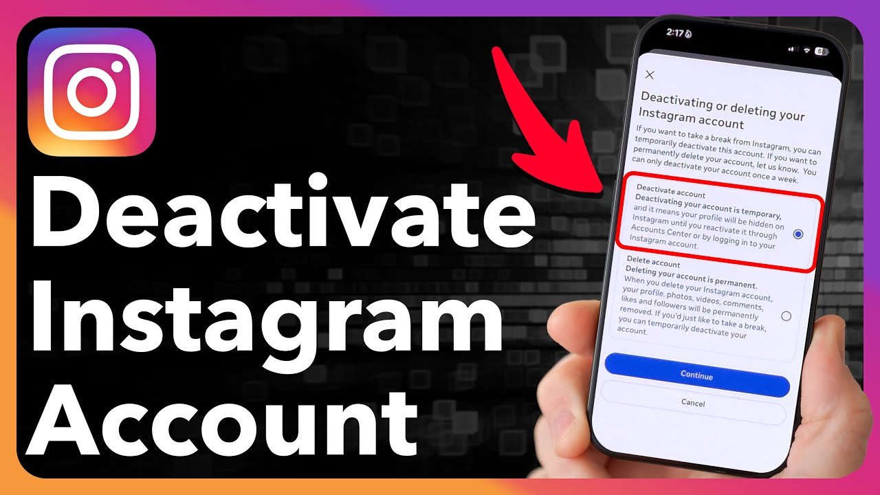 How to Deactivate Instagram Account?