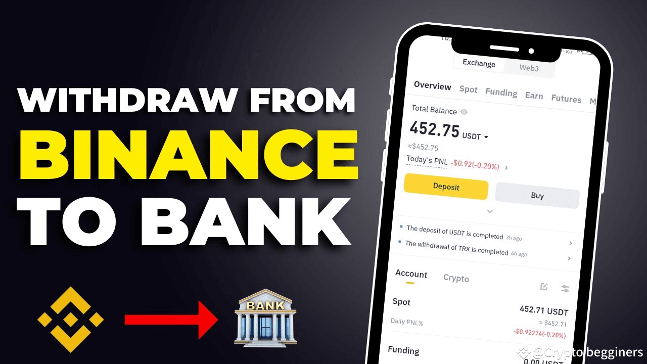 How to Withdraw Money from Binance to Bank Account?