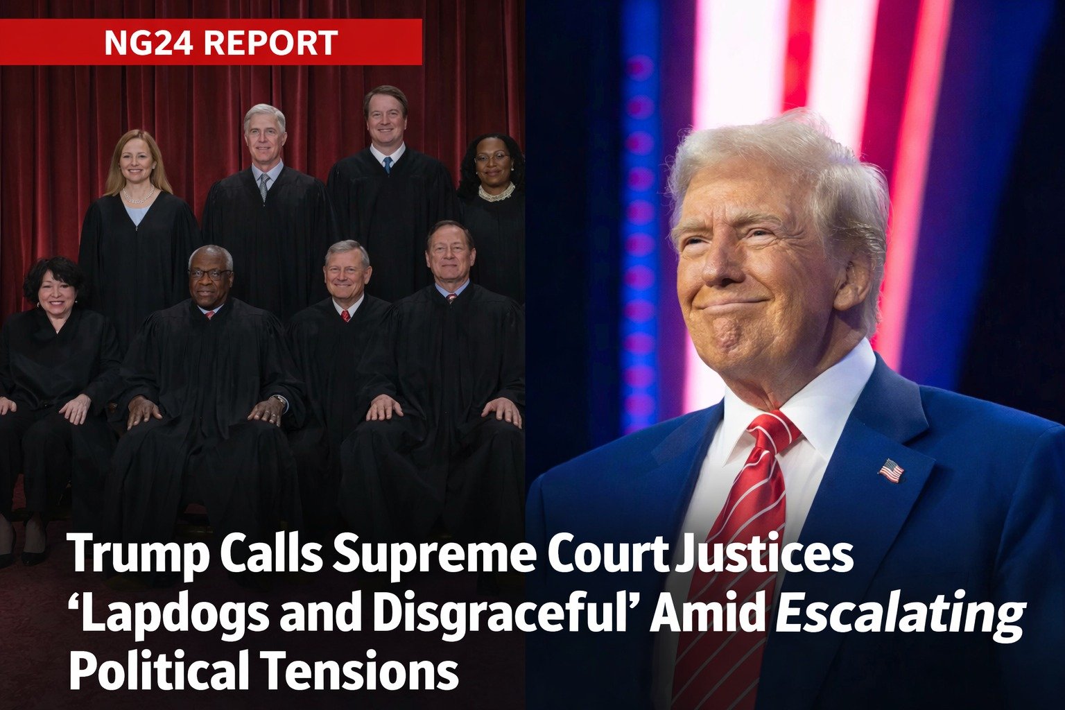 Trump calls Supreme Court justices 'disloyal to the Constitution'