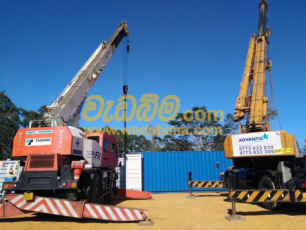 25 Ton Mobile Cranes for Rent in Gampaha