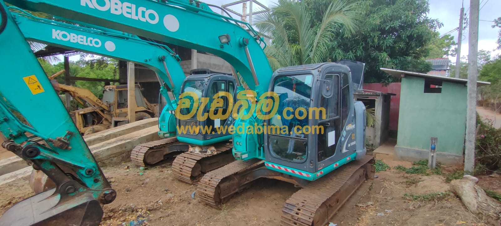 Excavator for rent in colombo