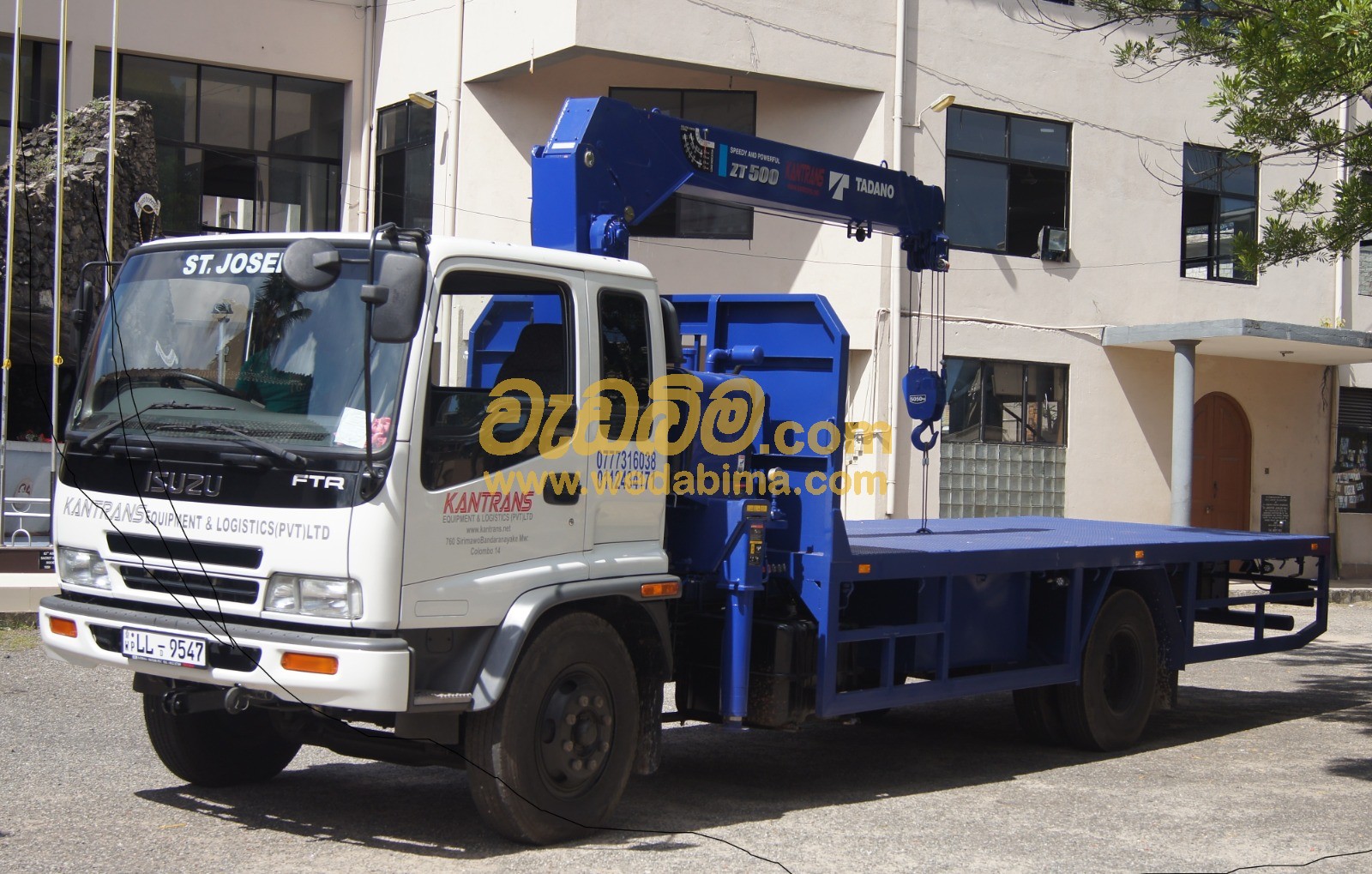 5 Tons boom trucks For Hire in Sri Lanka