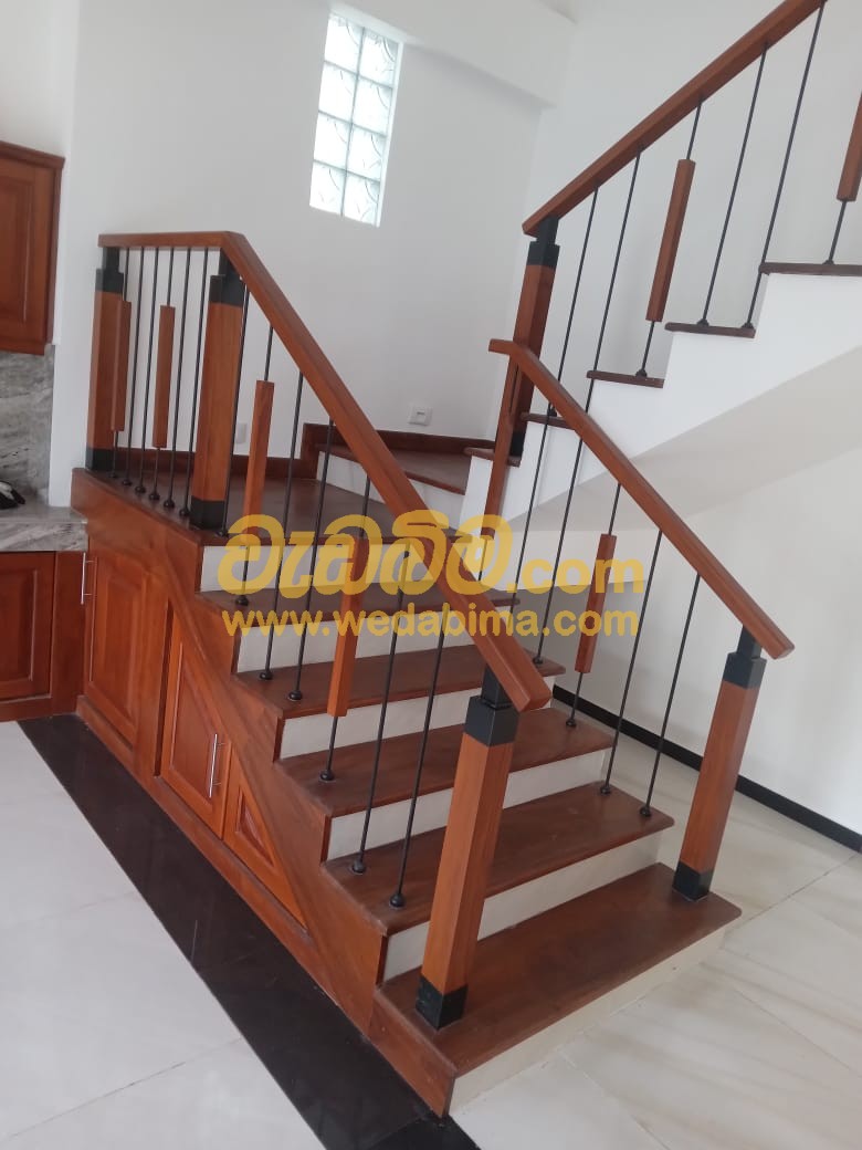 wooden staircase price in piliyandala