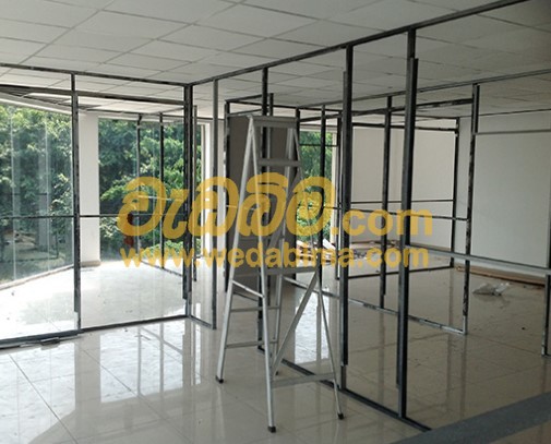 Aluminium Partition Work Price In Colombo