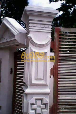 Decorative Concrete Pillars Moulding in Sri Lanka