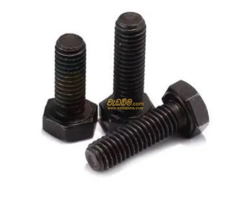 Hex head bolt & Nut high tension black finish for sale