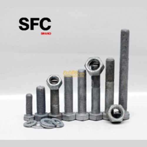 Hot Dip Galvanized nut and Bolts price in sri lanka