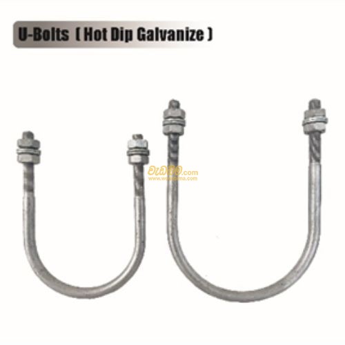 Hot Dip Galvanized U bolts price in sri lanka