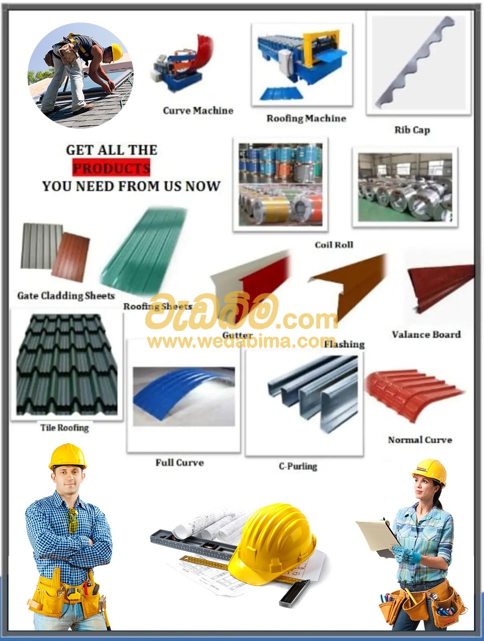 Cover image for Gutters & Accessories for Sale Sri Lanka