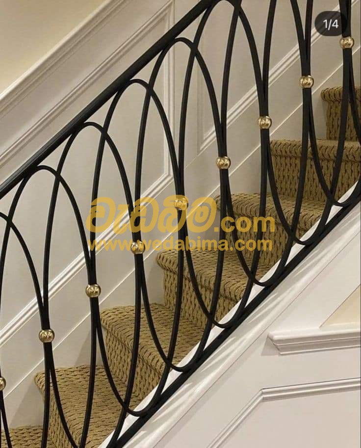 Steel Handrailing Work Sri Lanka