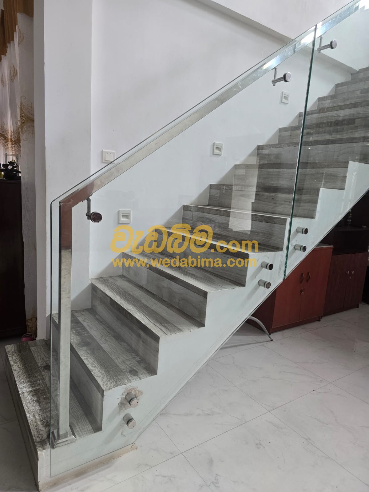 Tempered Glass Handrailing Colombo