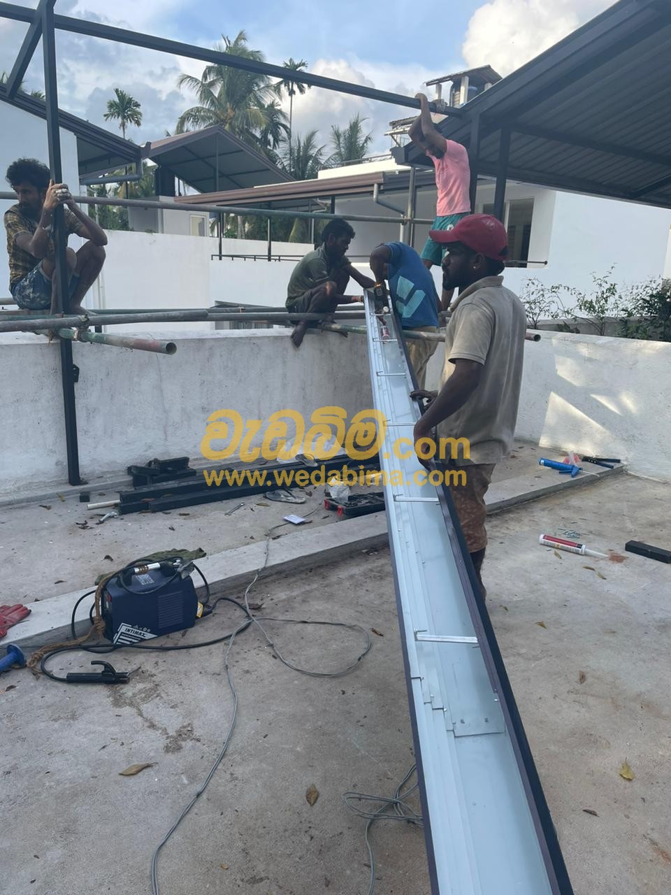 Gutter Installation Work price in colombo