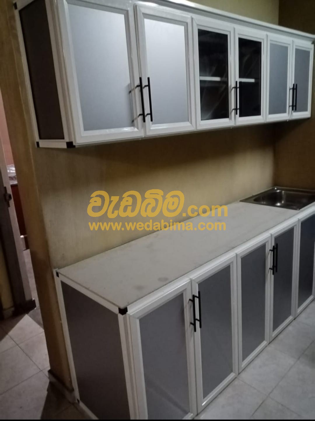 Cover image for Aluminium kitchen cabinets in Negombo