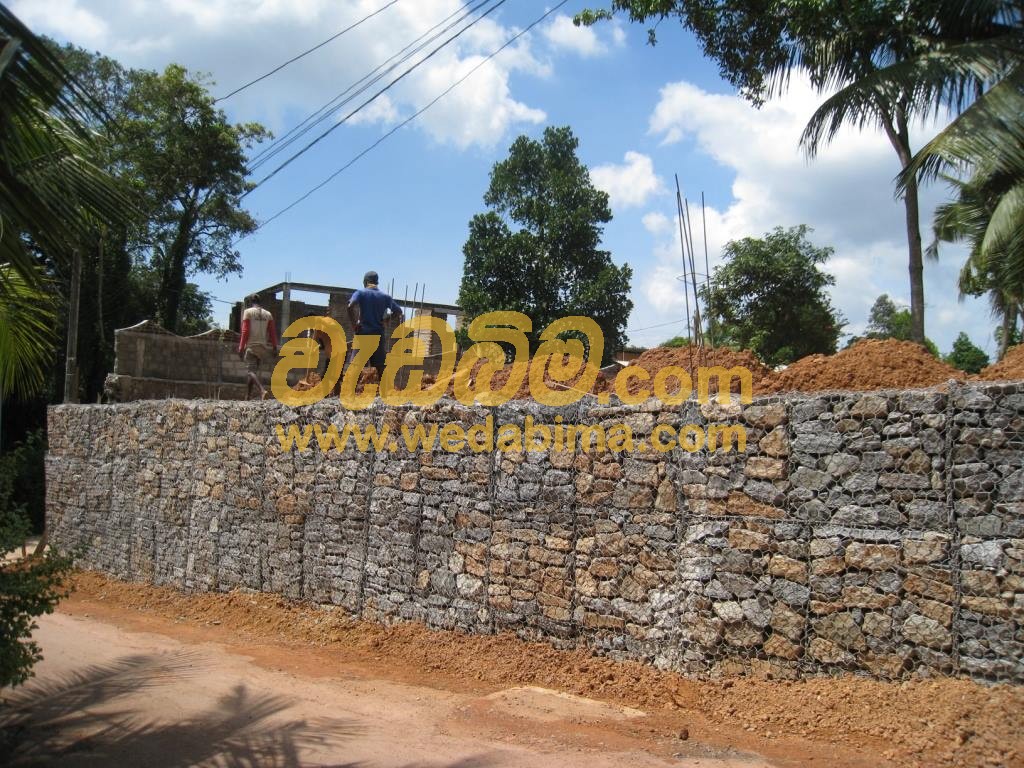 Gabion Wall Construction in Sri Lanka