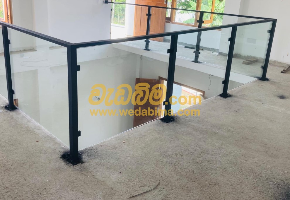 Cover image for Tempered Glass Staircase Railing Gampaha