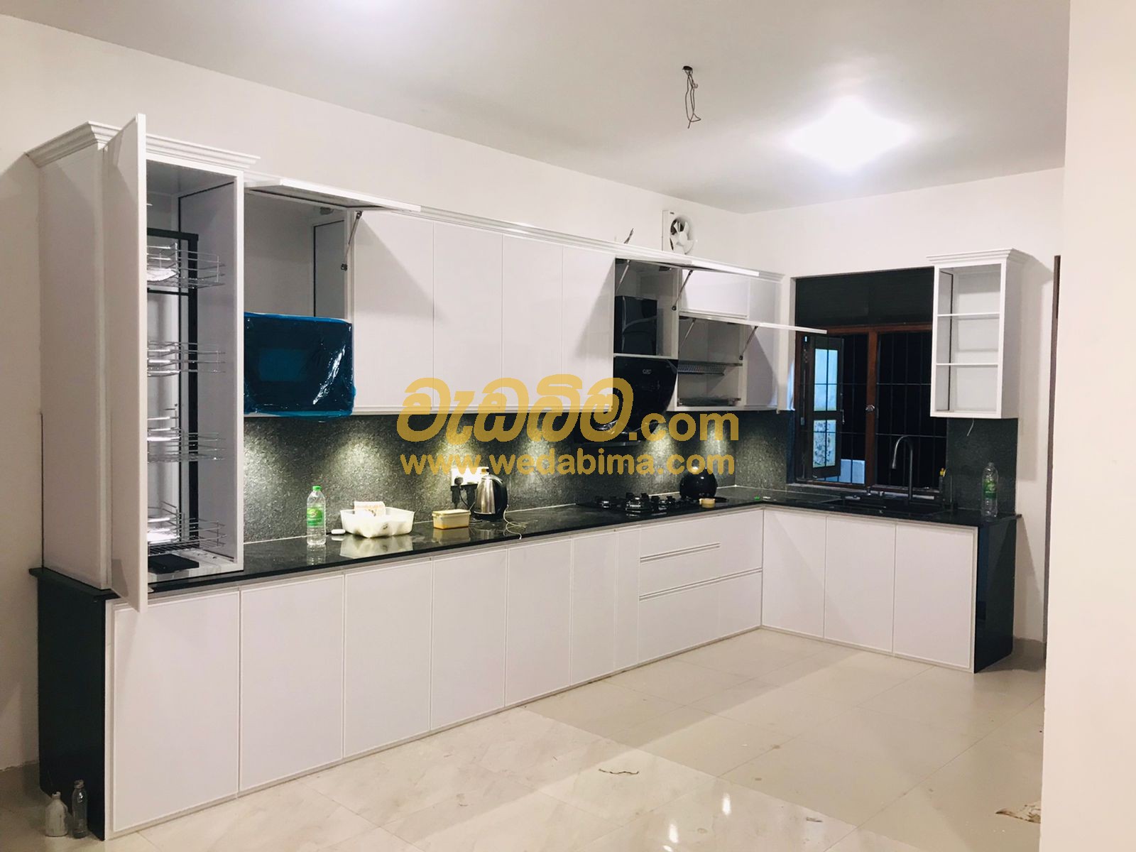 aluminium pantry cupboards design prices in kelaniya