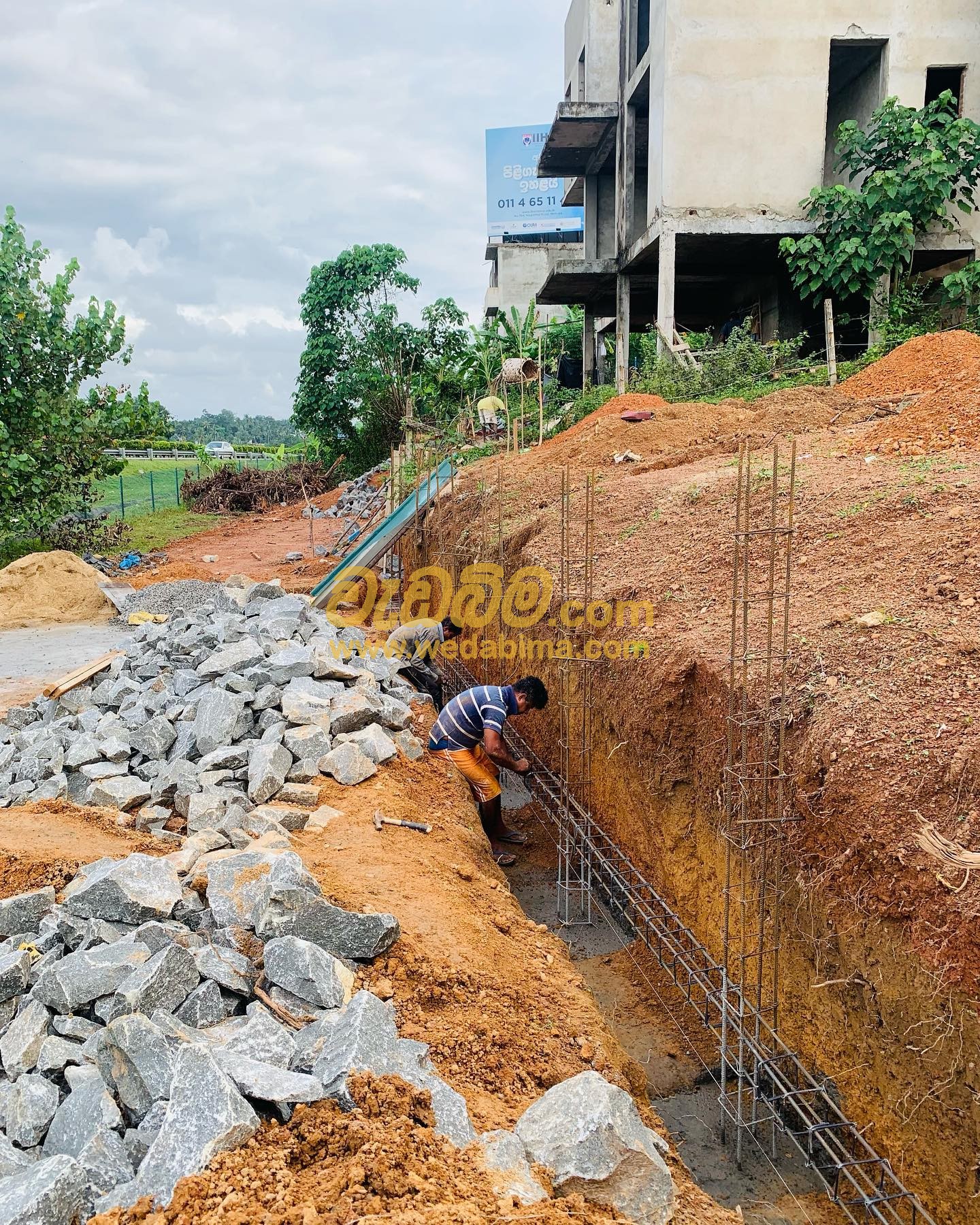 gabion wall construction price colombo