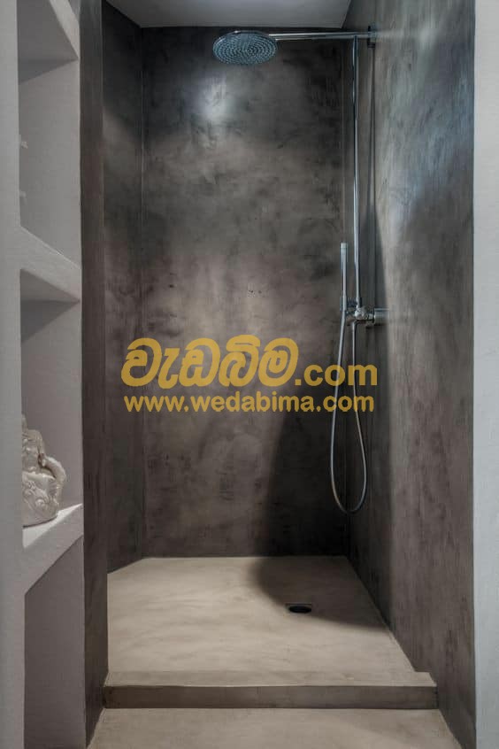 Cover image for titanium in wall bathroom