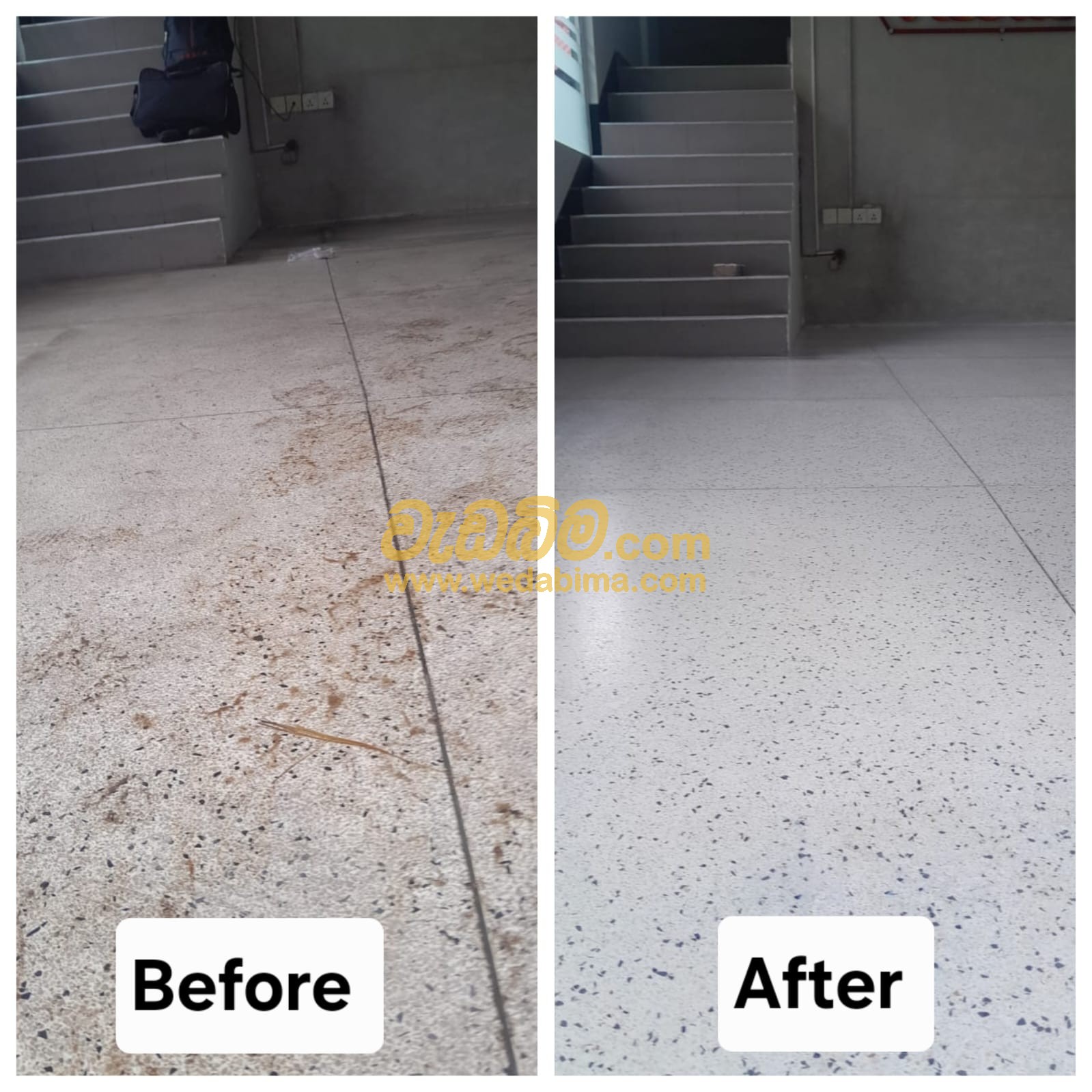 Cover image for Old Terrazzo floor cut & polish