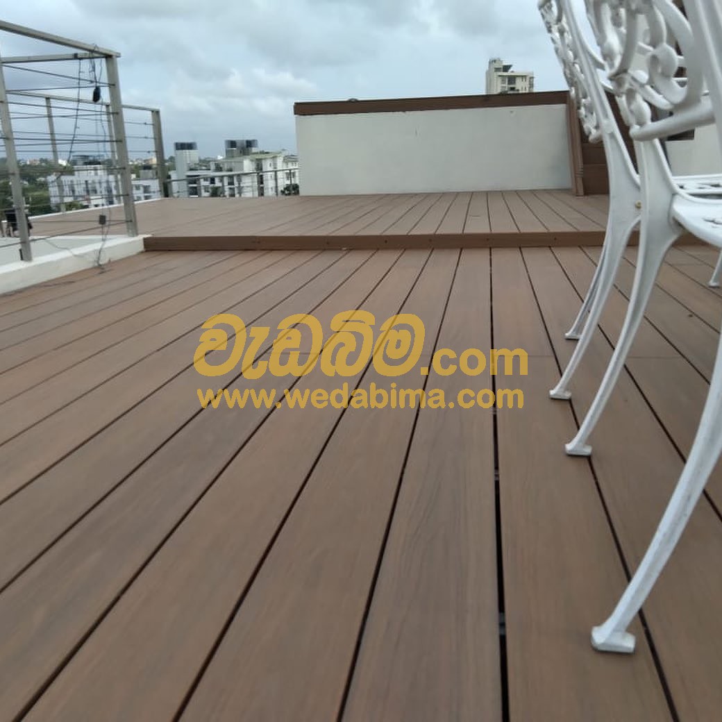 wooden flooring work price in Galle