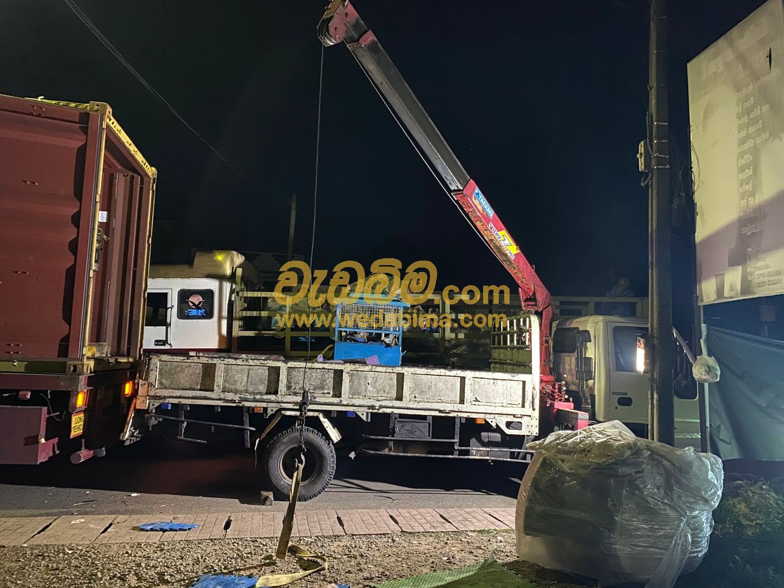 boom truck hire price in colombo