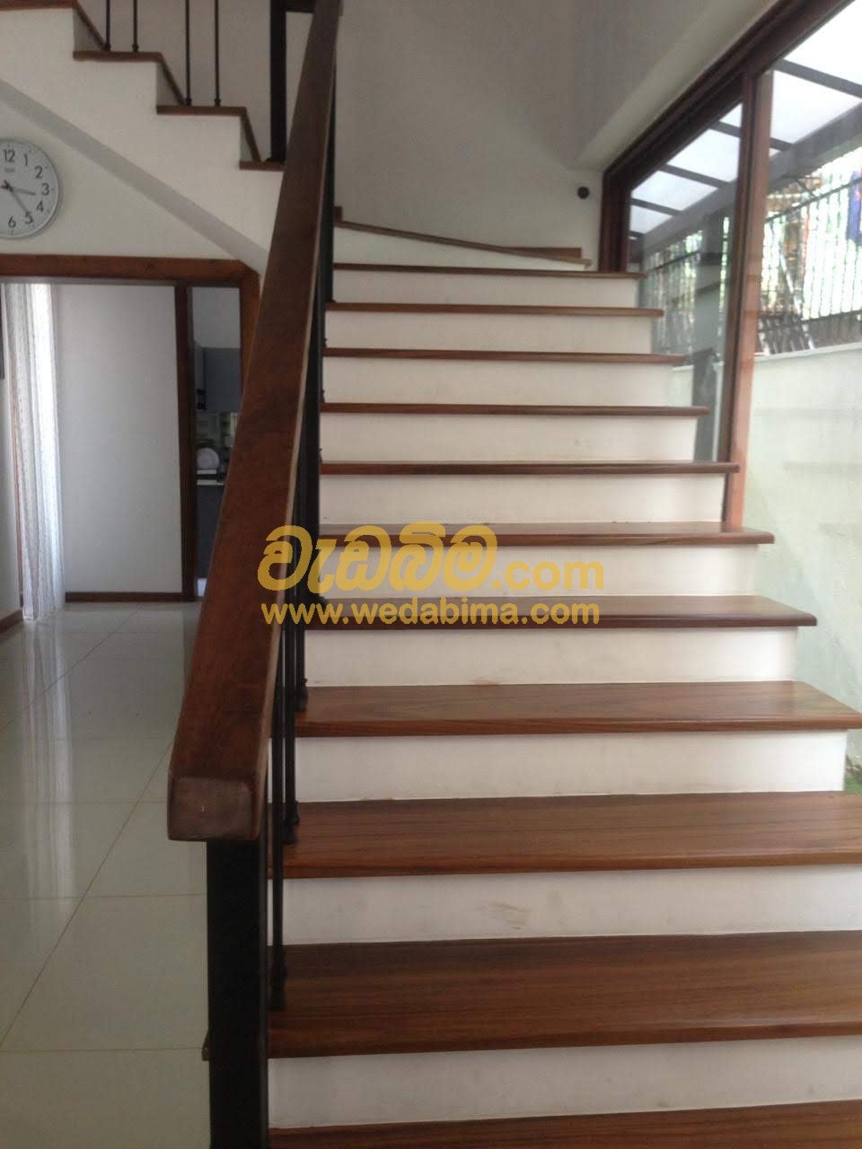 modern wooden railing price in colombo