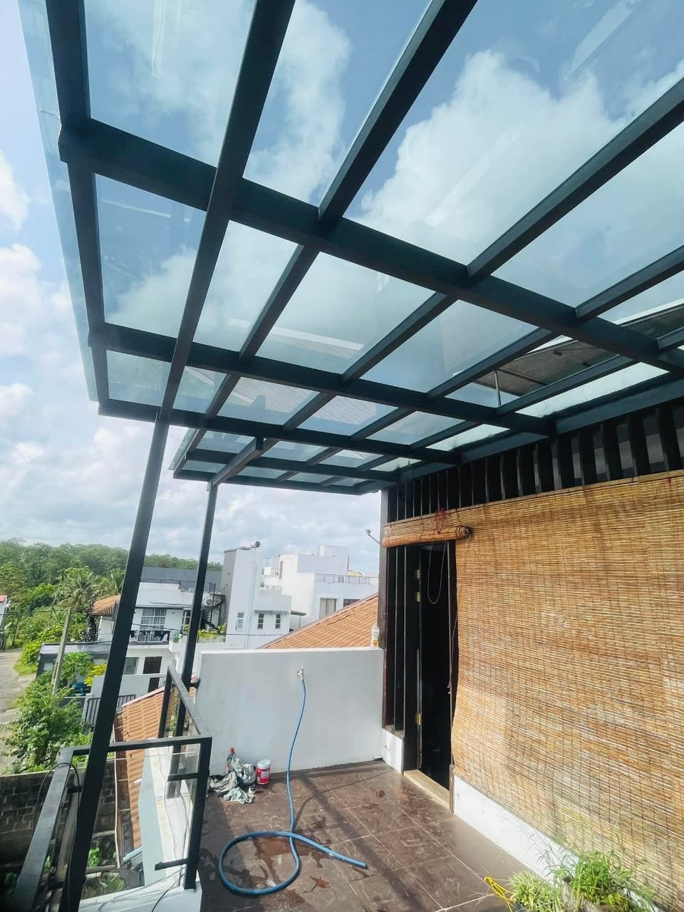 Steel and Tempered Glass Canopies in colombo