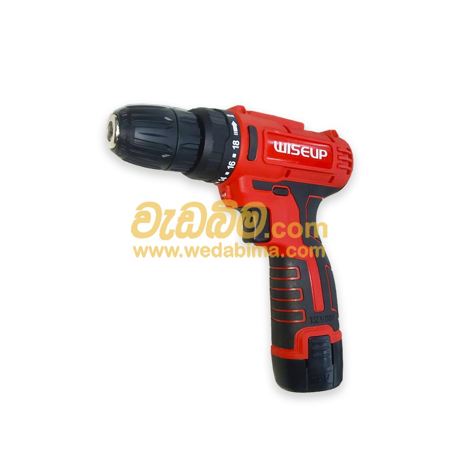 Cover image for WISEUP CORDLESS DRILL 12V