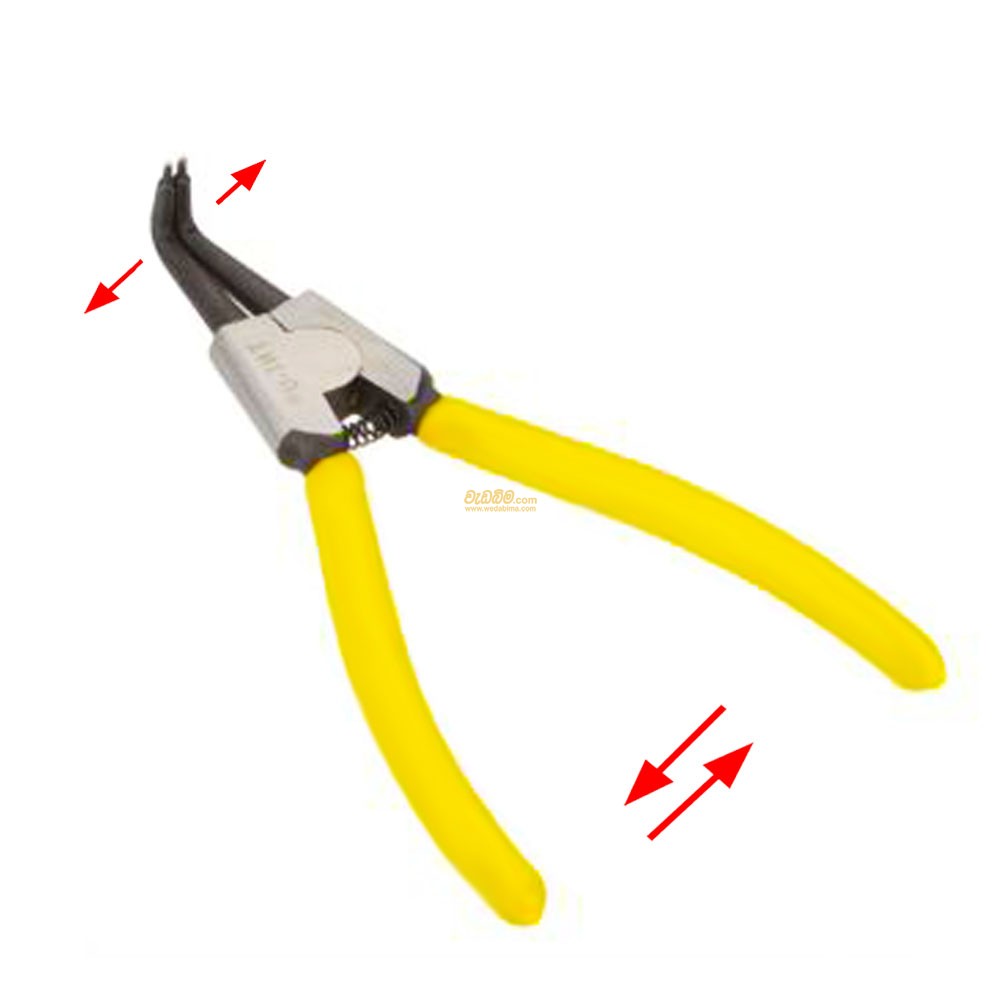 Cover image for REWIN Internal 90 Degree Bent Snap Ring Pliers 7"