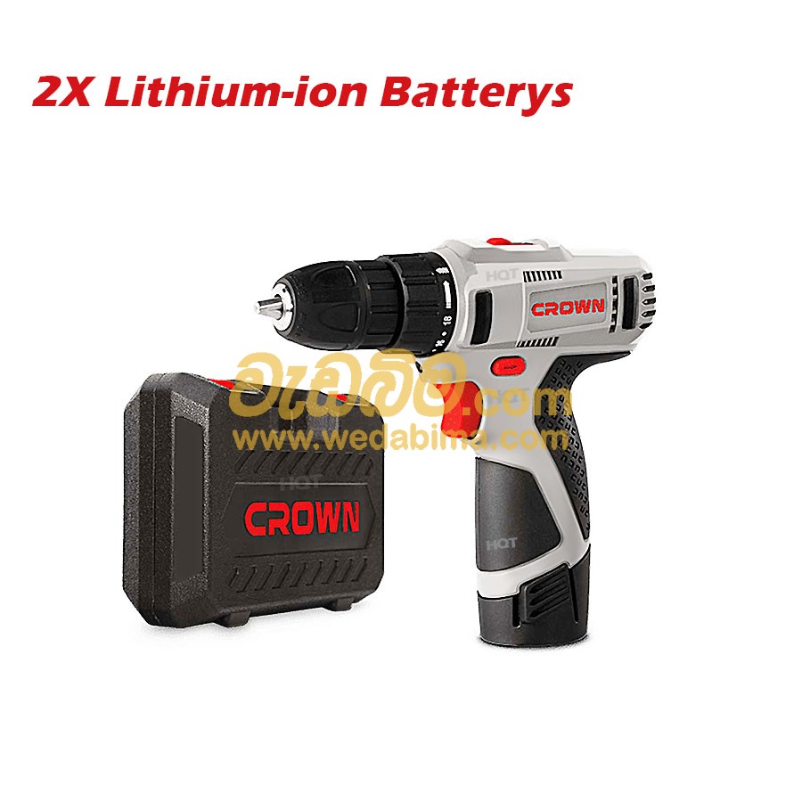 Cover image for CROWN Cordless Drill / Screw Driver 12V