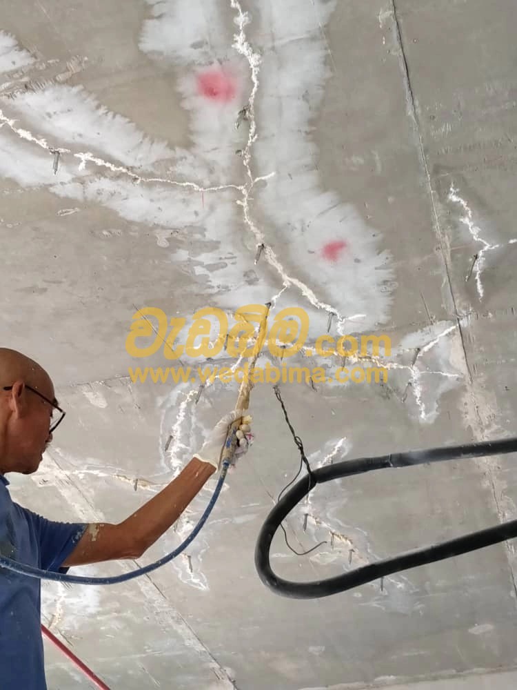 Pu injection to control live leak through concrete stuctures
