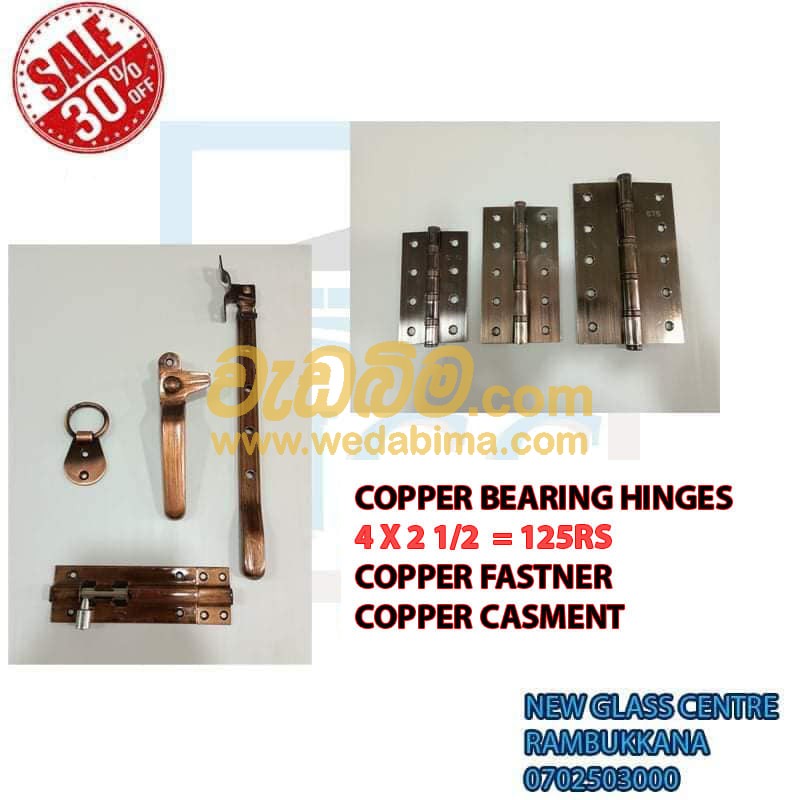 HINGES  (COPPER, BRASS , SS AND ANTIQ )