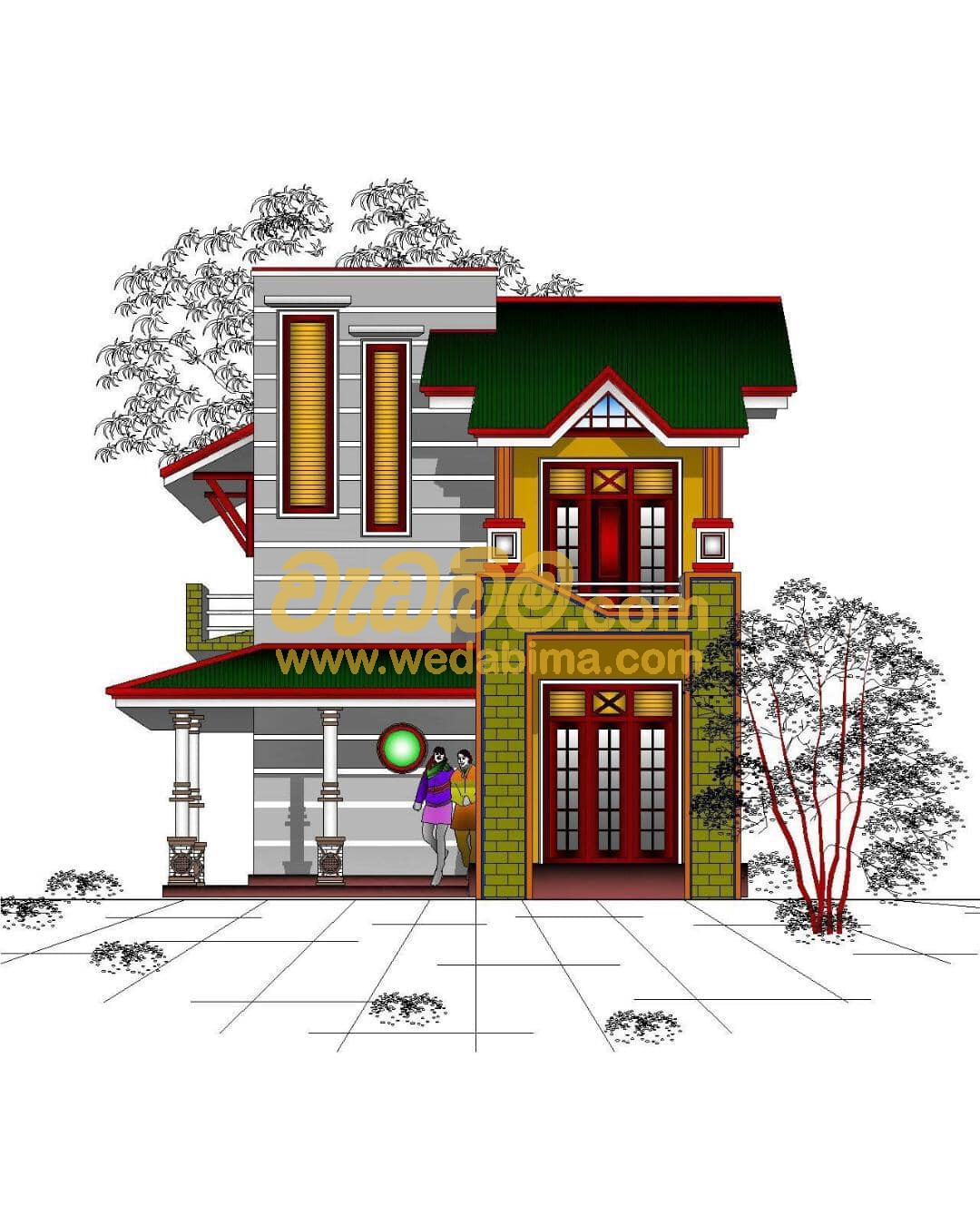 Cover image for House Drawings Negambo