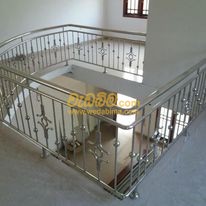 Cover image for steel hand railing for stairs