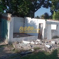 Building demolition in Srilanka