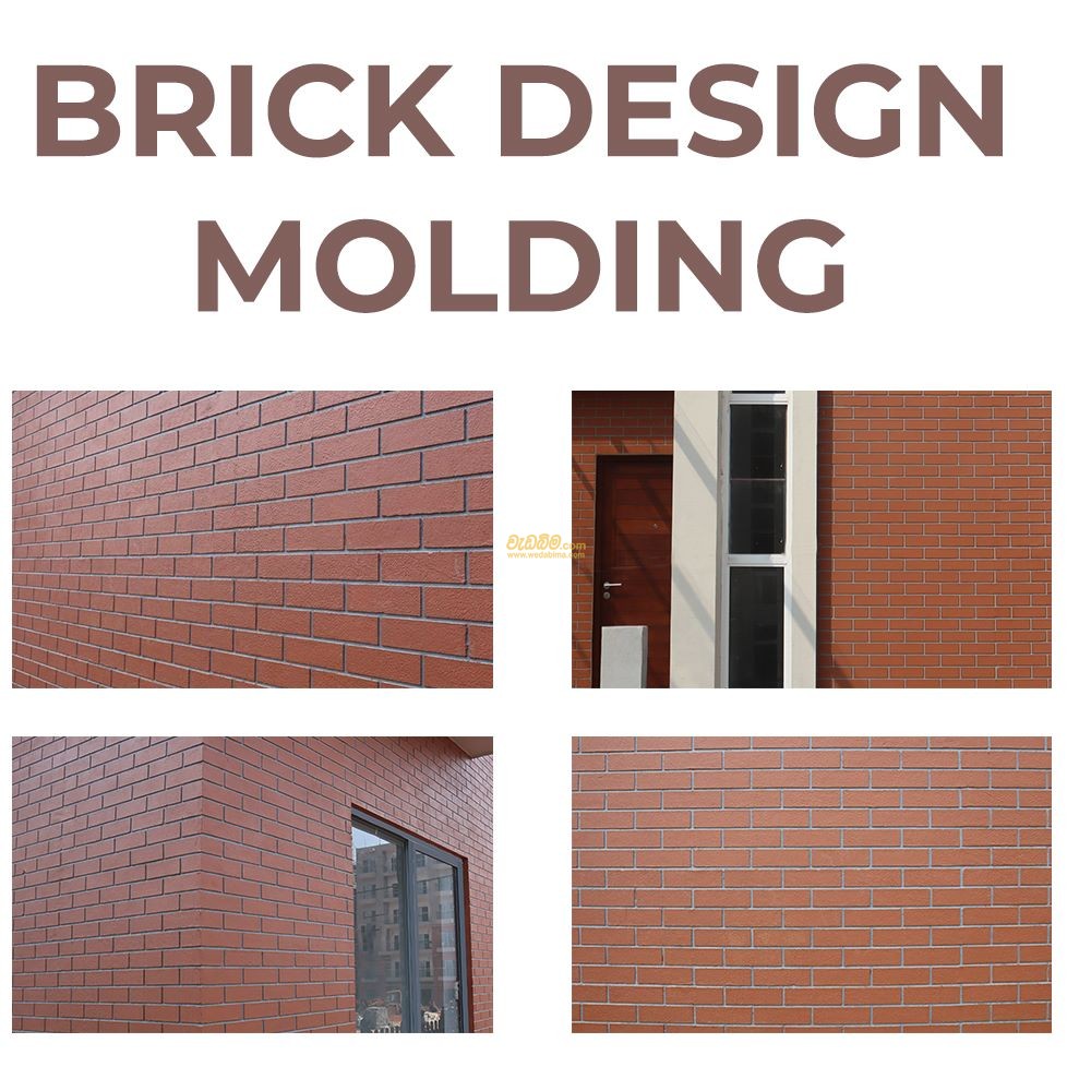 Design brick cladding or external walls and internal walls