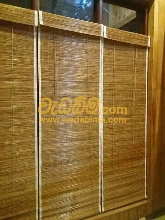 Roller bamboo blinds in srilanka