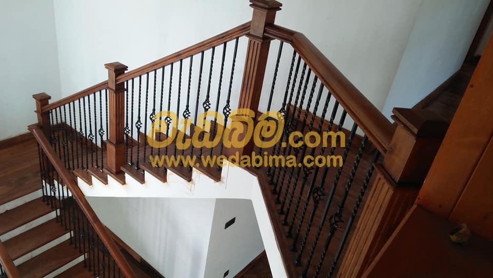 Wooden railing Design - Kandy