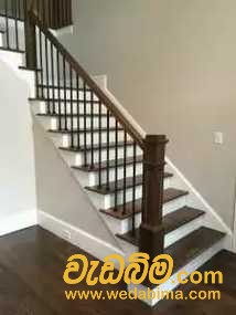 Cover image for wood stair case