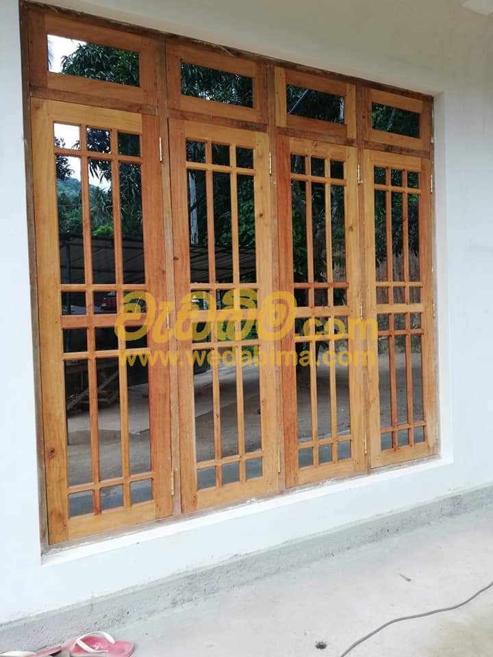 Timber Window Designs Kandy price in Sri Lanka | wedabima.com