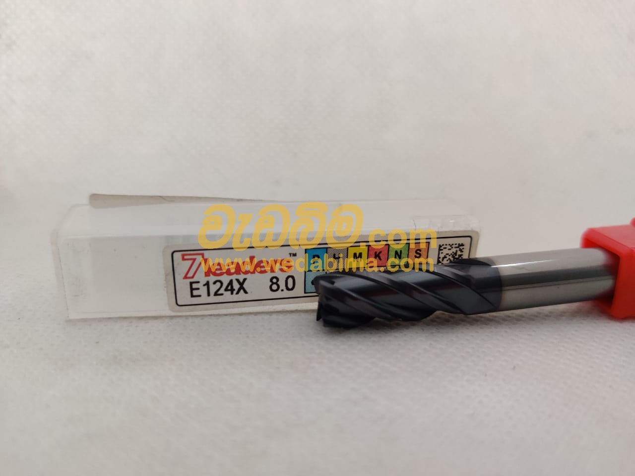7LEADERS Flat Solid Carbide End Mill 8.0mm