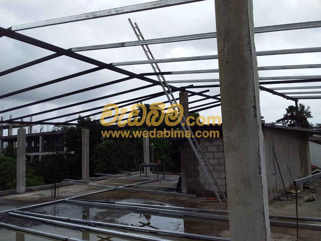 Cover image for Steel Roofing Work - Gampaha
