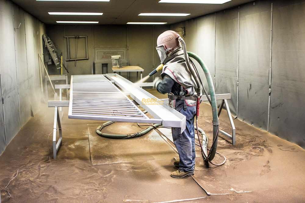 Cover image for Steel Sandblasting Work