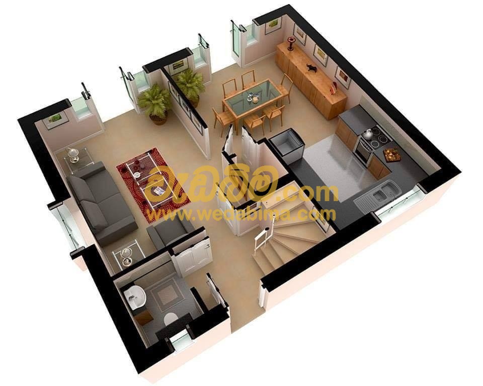 Floor Plan for House - Colombo