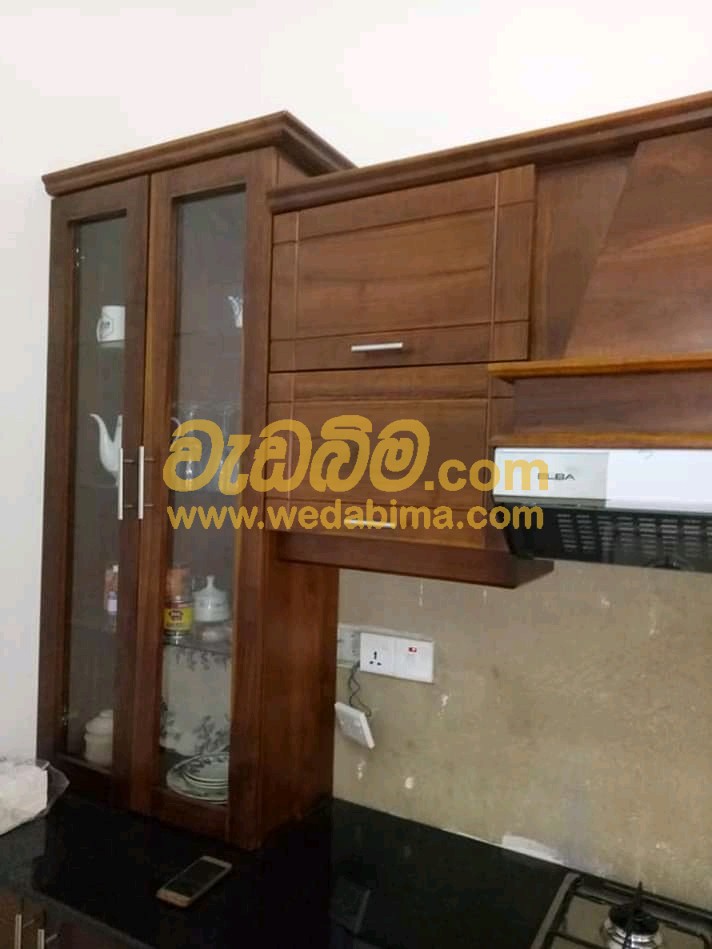 Wooden Pantry Cupboards Sri Lanka