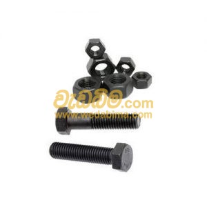 Cover image for Hex Head Bolt & Nut High Tension Black Finish